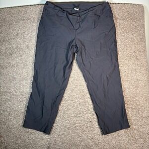 Tribal‎ Dress Pants Cropped Comfort Stretch Career Casual Gray 24W